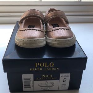 Polo Ralph Lauren Toddler Ballet Sneakers Sz 5